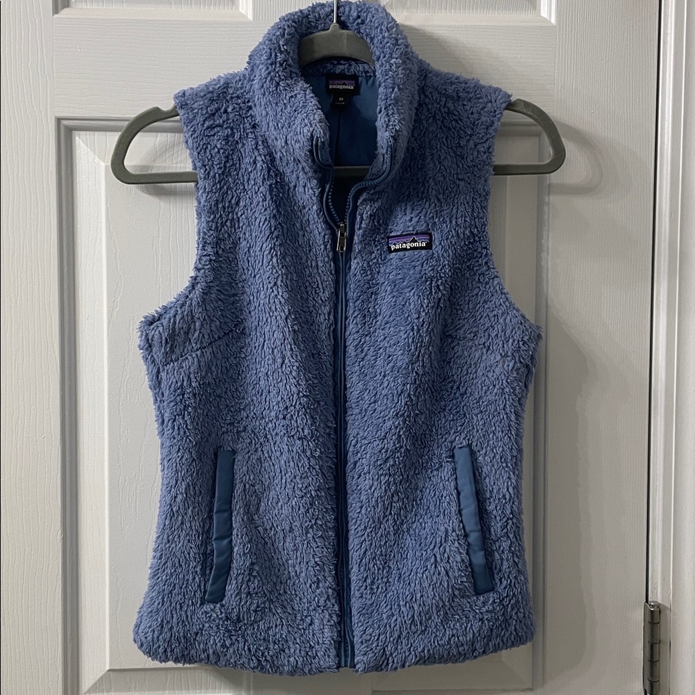 Patagonia Fuzzy Blue Vest